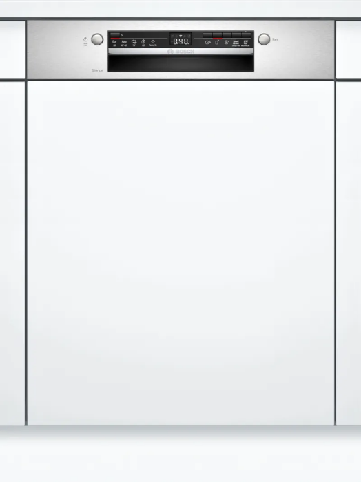Снимка на Полуинтегрирана съдомиялна BOSCH SMI2ITS33E, 60 cm Неръждаема стомана