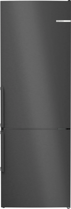 Снимка на Свободностоящ хладилник с долен фризер BOSCH KGN49OXBT , 203 x 70 cm Черна нръждаема стомана