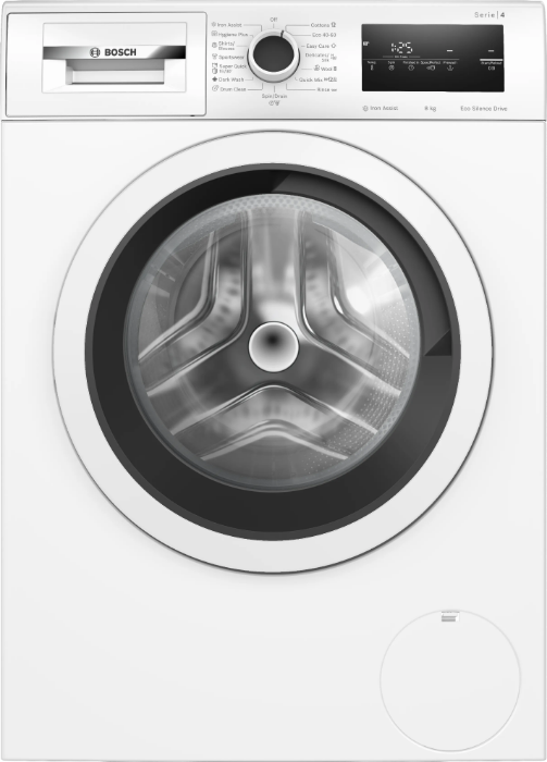Снимка на Серия 4 Пералня, предно зареждане 8 kg 1200 rpm BOSCH WAN24066BY