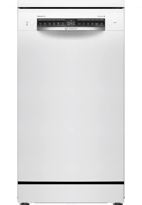Снимка на Серия 4 Свободностояща съдомиялна 45 cm Бяло BOSCH SPS4HMW49E