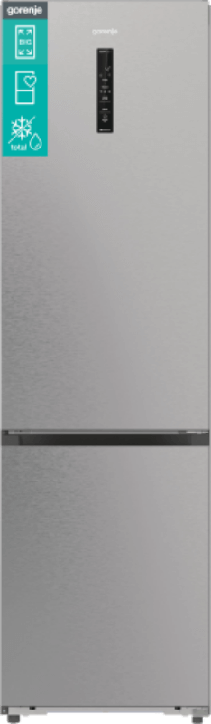 Picture of Свободностоящ  хладилник/фризер Gorenje NRB620E61X4WFE,  203 x 59.5 x 65.8 см,  Сив