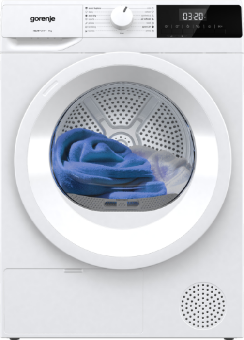 Снимка на Свободностояща  сушилна машина  с термопомпа Gorenje DHNE7D,  7 кг']