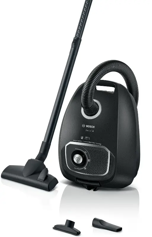 Снимка на Серия 4, Прахосмукачка с торбичка, Черно BOSCH BGB41BA1