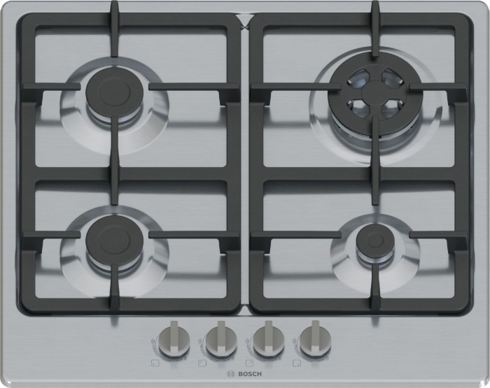 Picture of Газов плот BOSCH Серия 4 PGH6B5K90, 60 cm, Неръждаема стомана