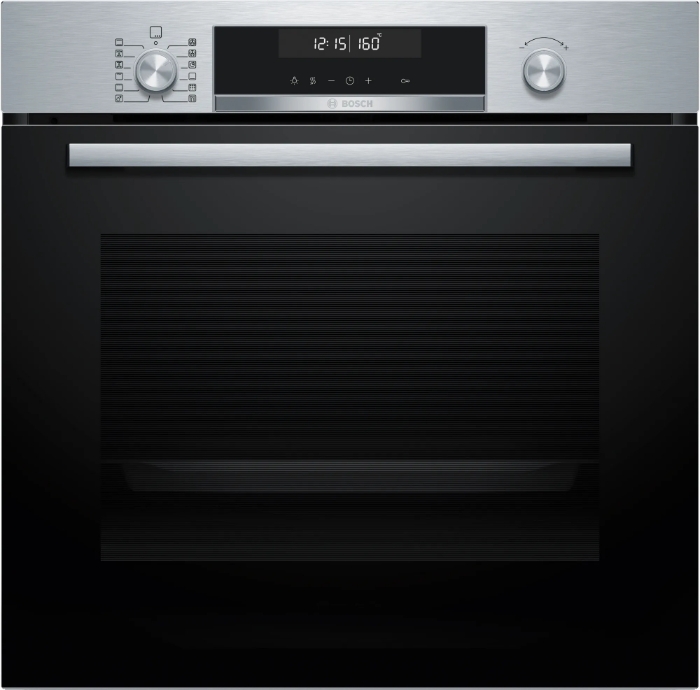 Picture of Фурна за вграждане BOSCH  Serie 6  HBG578ES3  71 л 3600 W Черен, Неръждаема стомана