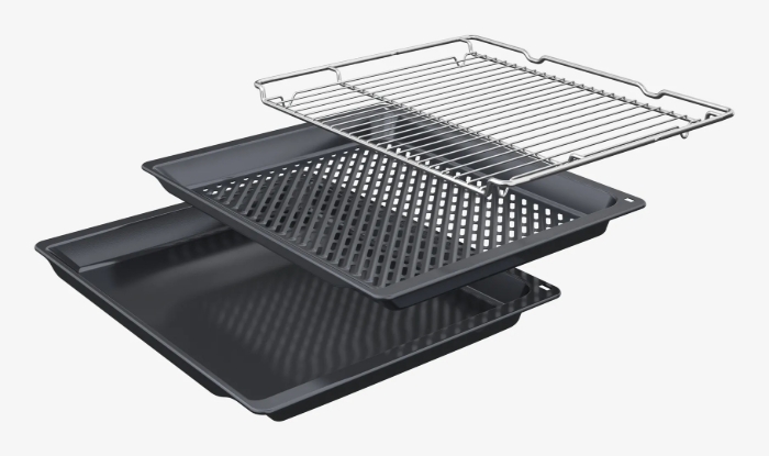 Picture of Фурна за вграждане BOSCH  Serie 6  HBG578ES3  71 л 3600 W Черен, Неръждаема стомана