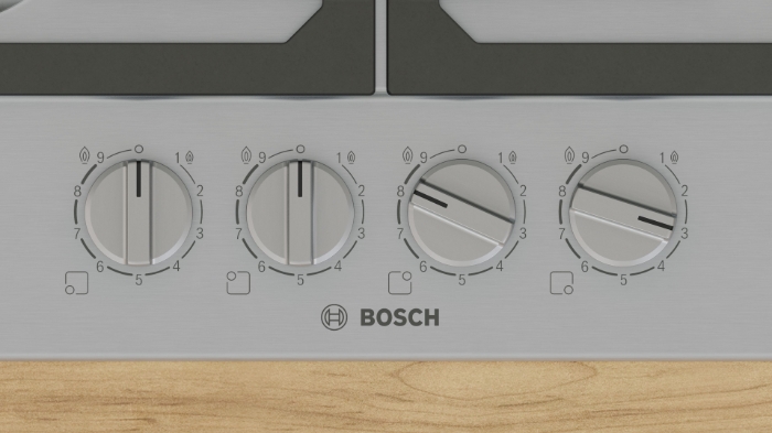 Picture of Газов плот BOSCH Серия 6 PCP6A5I90, 60 cm, Неръждаема стомана