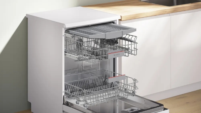 Picture of Свободностояща съдомиялна BOSCH Серия 4 SMS4HVW14E, 60 cm, Бяло