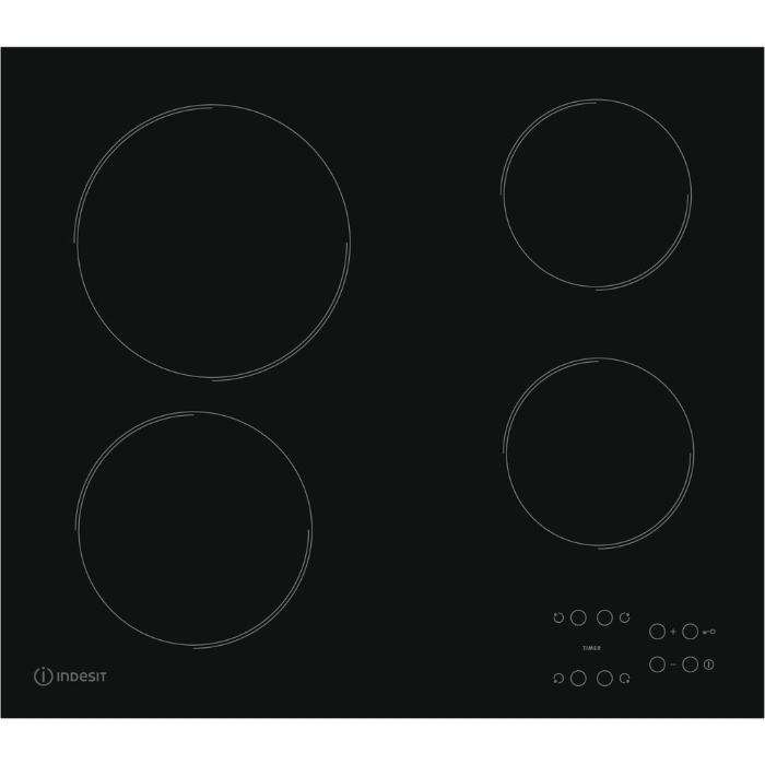 Picture of Керамичен  плот Indesit RI 161 C , Черен ,60 см  4 zone(s)