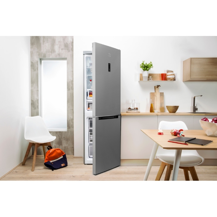 Picture of Хладилник с фризер Indesit  LI7 S1E S , 308 л, Сребърен