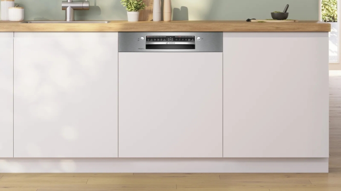 Picture of Полуинтегрирана съдомиялна BOSCH Серия 4  SMI4ECS31E , 60 cm Неръждаема стомана