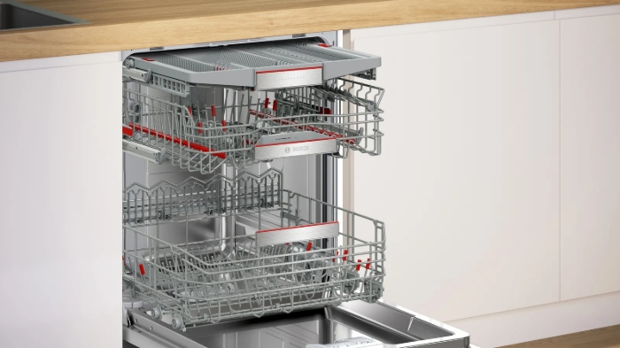 Picture of Полуинтегрирана съдомиялна BOSCH Серия 4  SMI4ECS31E , 60 cm Неръждаема стомана