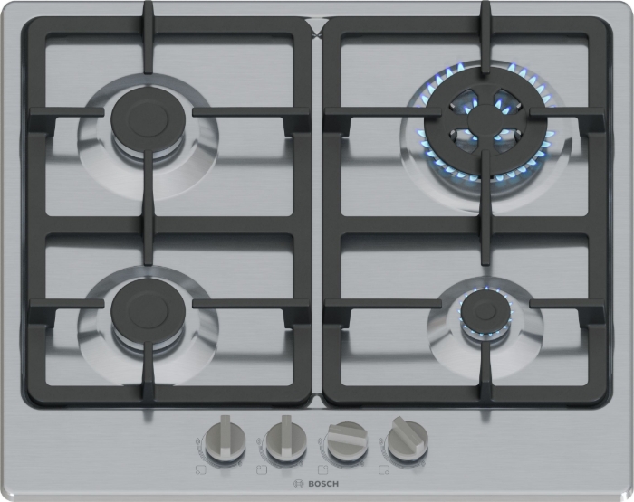 Picture of Газов плот BOSCH Серия 4 PGH6B5K90, 60 cm, Неръждаема стомана