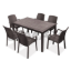 Picture of Маса “Rattan 90/150” – Кафяво