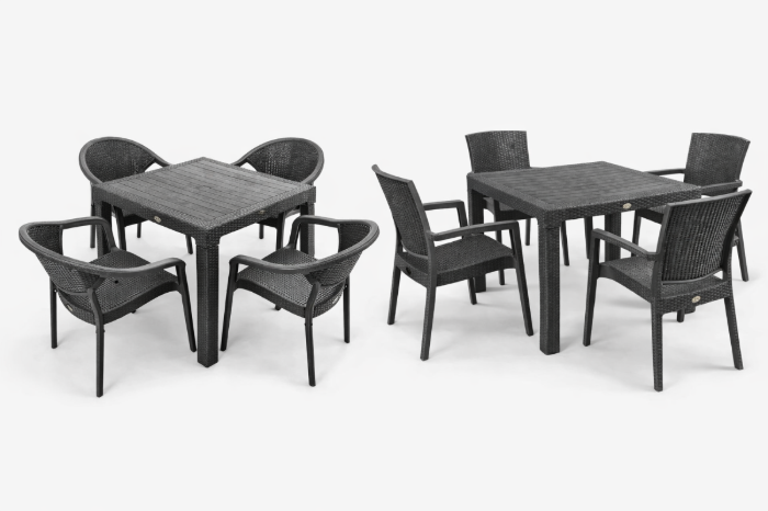 Picture of Маса “Rattan 90/90” – Антрацит
