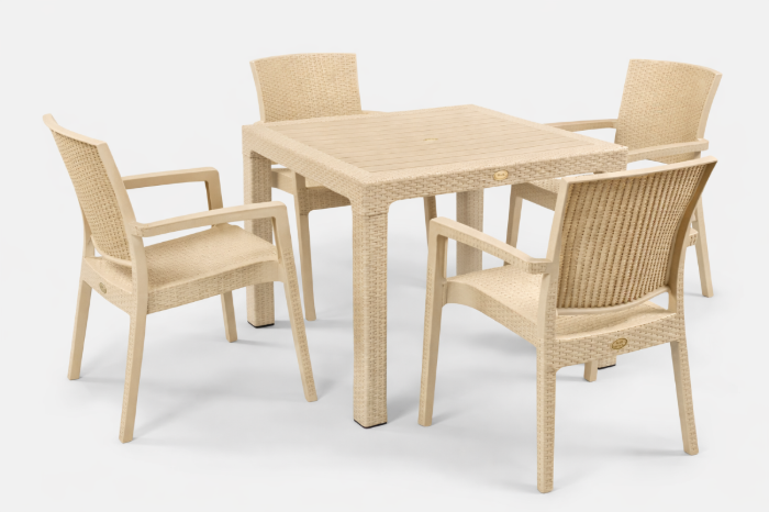 Picture of Маса “Rattan 90/90” – Капучино