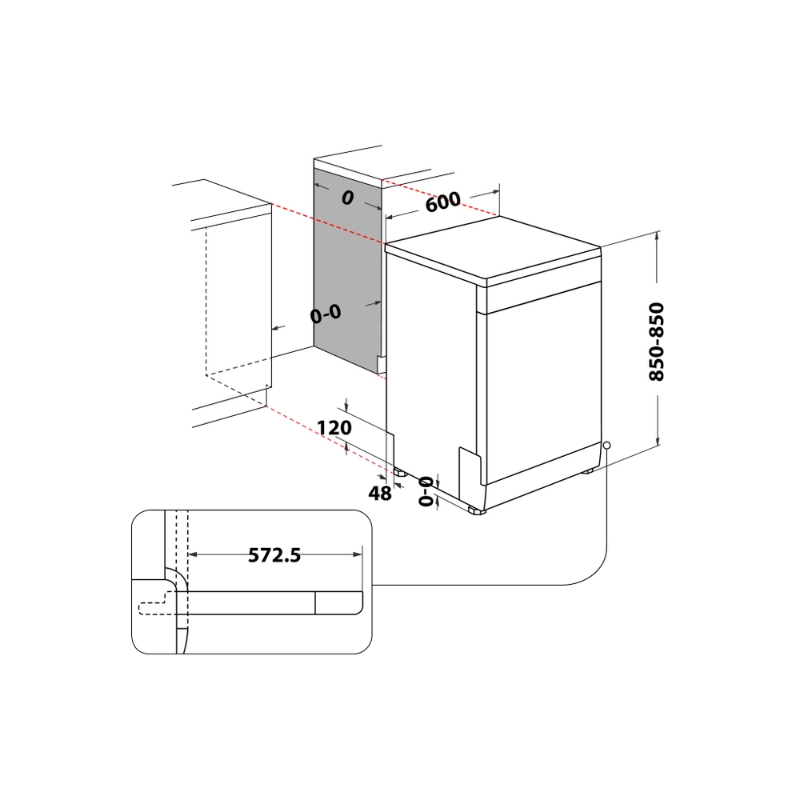 Picture of Съдомиялна Whirlpool WFC 3C26 P, 14 комплекта