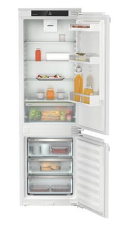 Снимка на Комбинация от вграден хладилник и фризер с EasyFresh и NoFrost LIEBHERR IKGN 5Z1fa3