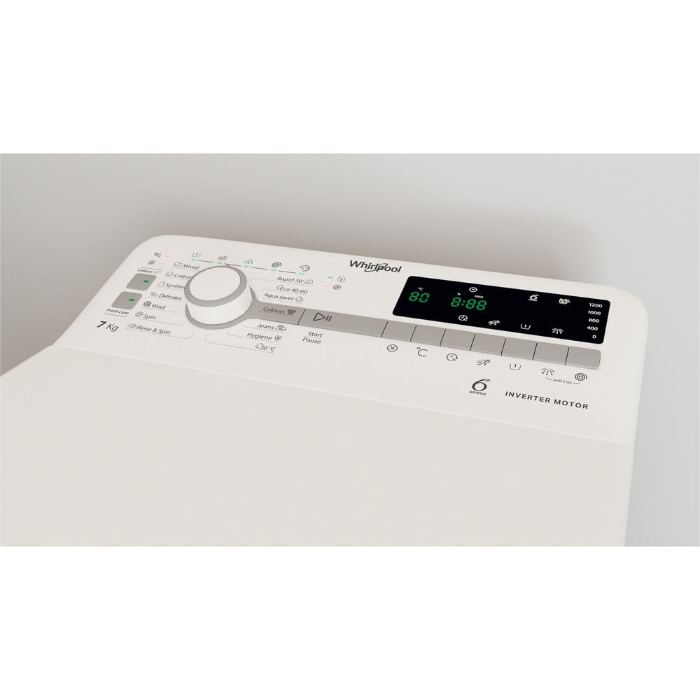 Picture of Пералня Whirlpool TDLR 7231BS , 1200 об./мин., 7.00 kg, D , Бял