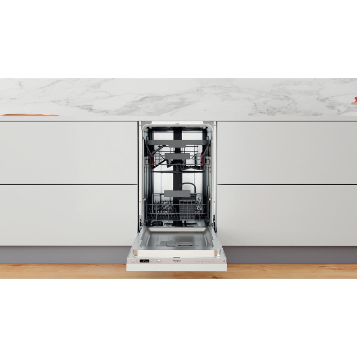 Снимка на Съдомиялна за вграждане Whirlpool WSIC 3M27 C , сребрист цвят, Simline