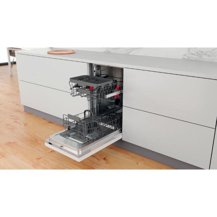 Снимка на Съдомиялна за вграждане Whirlpool WSIC 3M27 C , сребрист цвят, Simline