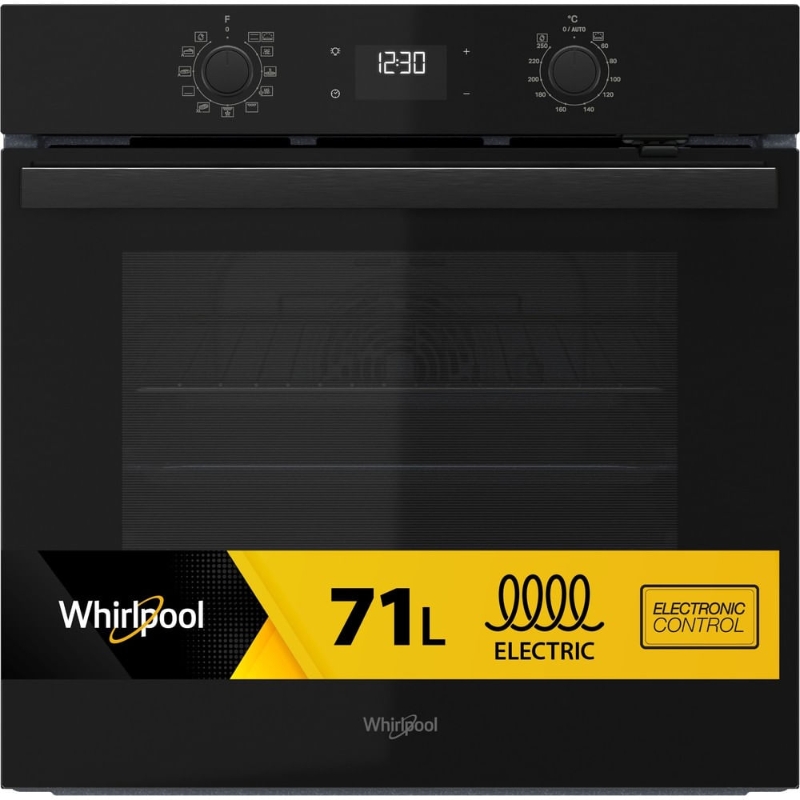 Picture of Електрическа фурна за вграждане Whirlpool  OMR58HU1B, 71 л , Неръждаема стомана