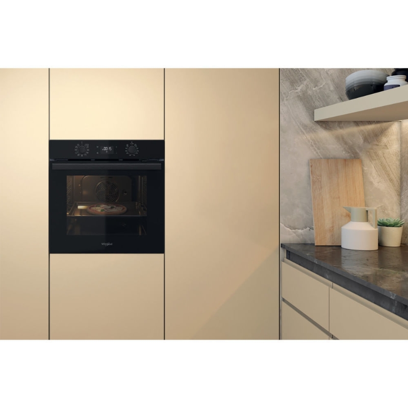 Picture of Електрическа фурна за вграждане Whirlpool  OMR58HU1B, 71 л , Неръждаема стомана
