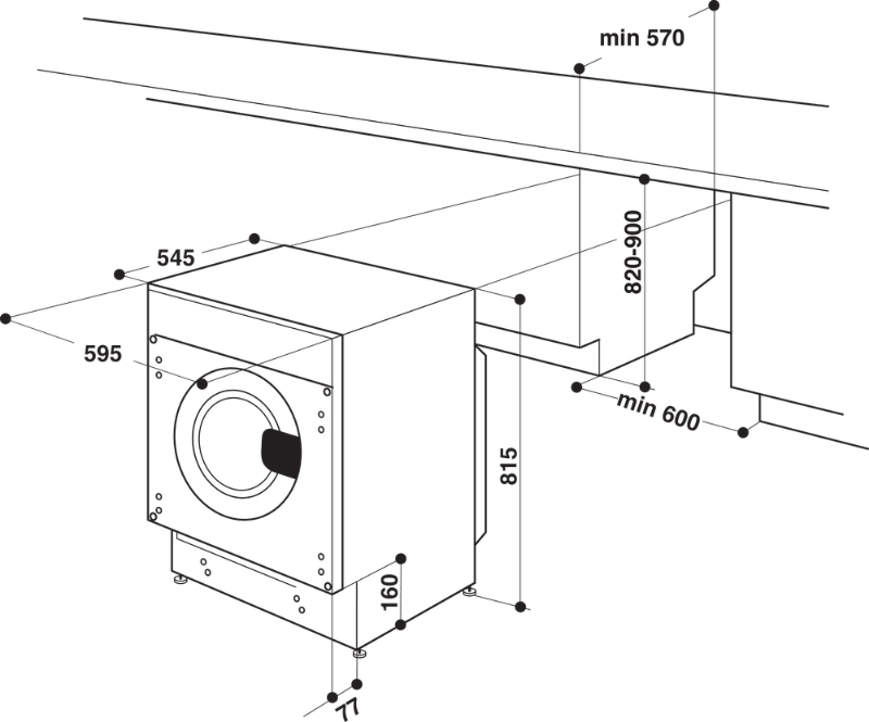 Снимка на Пералня със сушилня  Whirlpool BI WDWG 751482 EU N