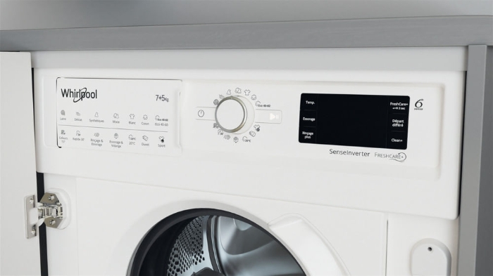 Picture of Пералня със сушилня за вграждане Whirlpool BI WDWG 751482 EU N
