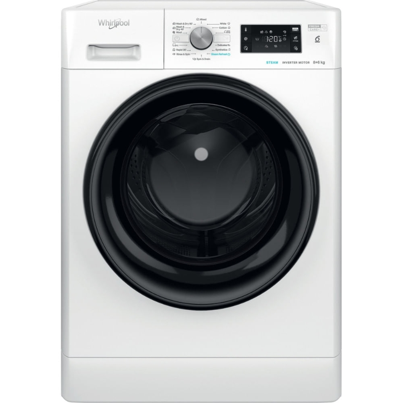 Снимка на Пералня със сушилня Whirlpool Whirlpool FFWDB 864349 BV EE , 8,0 кг