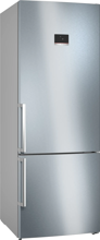 Снимка на Свободностоящ хладилник с долен фризер BOSCH  Серия 4 KGN56XIDR , 193 x 70 cm , Неръждаема стомана (със защита от отпечатъци)