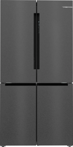 Снимка на Френски хладилник с долен фризер BOSCH Серия 6 KFN96AXEA, 183 x 90.5 cm ,  Black stainless steel
