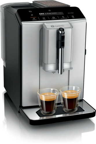 Снимка на Кафеавтомат VeroCafe BOSCH Серия 2 TIE20301 , Копринено сребристо 