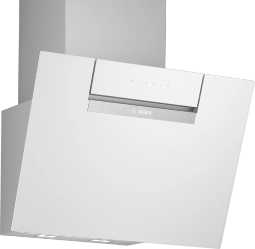 Picture of Стенен аспиратор 60 cm прозрачно стъкло, бял печат