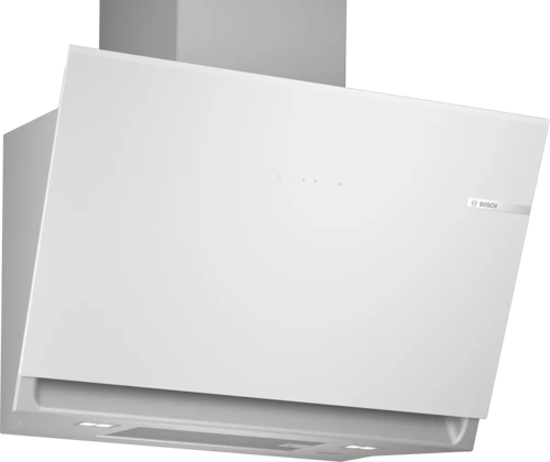 Picture of Стенен аспиратор BOSCH DWK81AN20 , 80 cm прозрачно стъкло, бял печат