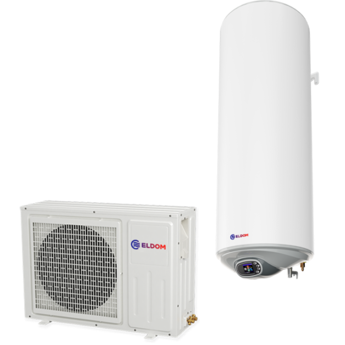 Термопомпен бойлер  с 1 серпентина 150 ЕЛДОМ HPWH150S