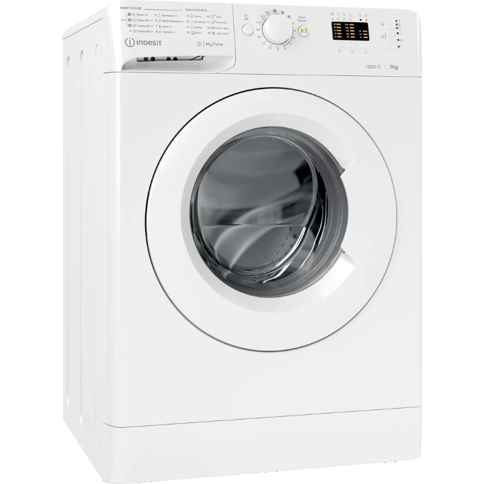 Снимка на Перална машина Indesit MTWA 71252 W EE, 7 кг 1200 об/мин, Бяла