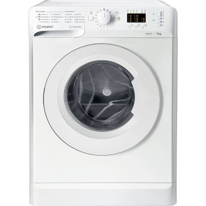 Снимка на Перална машина Indesit MTWA 71252 W EE, 7 кг 1200 об/мин, Бяла