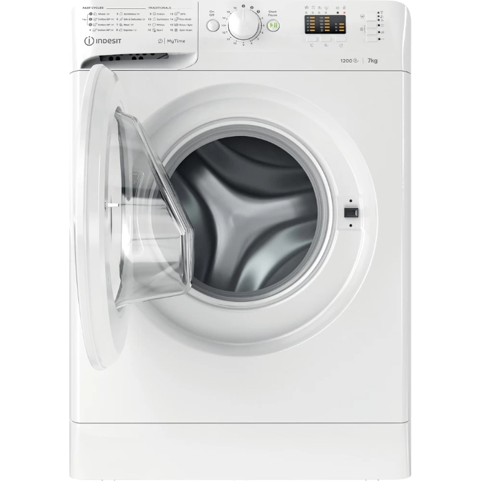 Снимка на Перална машина Indesit MTWA 71252 W EE, 7 кг 1200 об/мин, Бяла