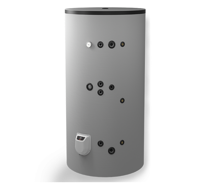 Стоящ бойлер  FV10010FS2 - 0kW, с 2 серпентини 1000 ЕЛДОМ FV10010FS2