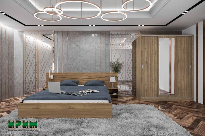 Picture of Спален комплект City 7074 орех адмирал